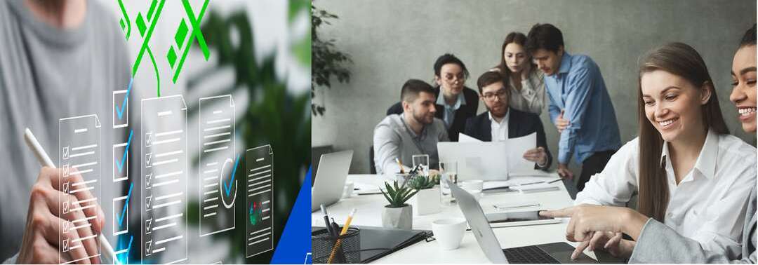 Equipe fazendo inspeção constantemente no software