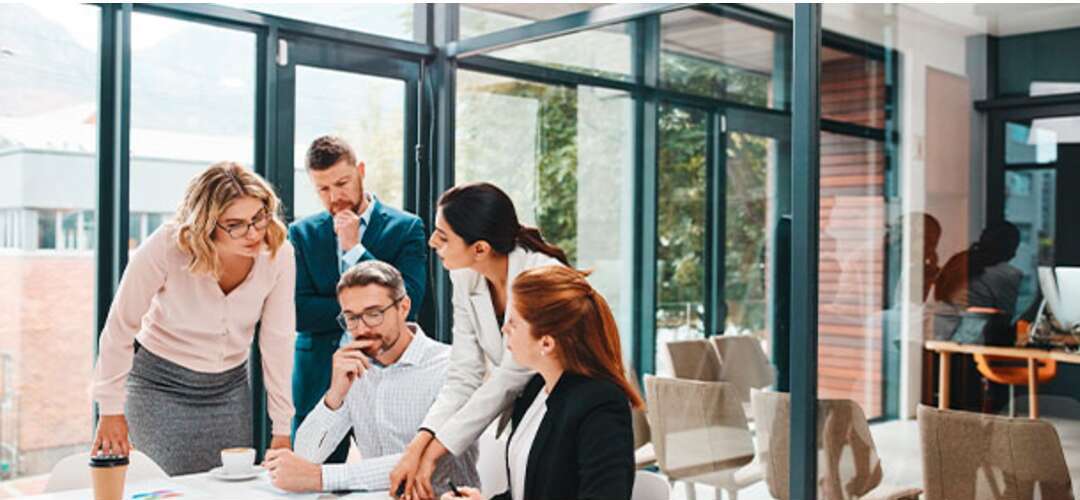 Produtor repassando software com os revisores